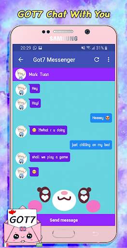 GOT7 Messenger Simulator screenshot 2