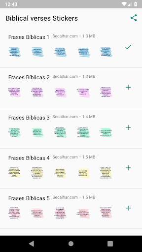 Biblical verses Stickers for Whatsapp PRO screenshot 1