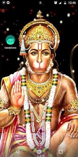 Lord Hanuman - Water Ripple Live Wallpaper screenshot 2