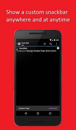 Snackbar Tasker Plugin скриншот 3
