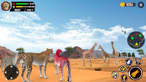 Wild Cheetah Simulator Games screenshot 3