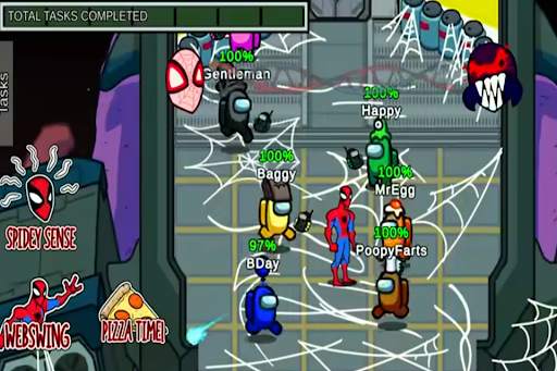 Among Us Sipderman Mod screenshot 1