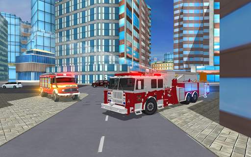 Fire City Truck Rescue Driving Simulator screenshot 4