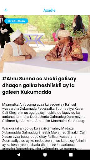 Axadle Get Latest News From Horn of Africa screenshot 4