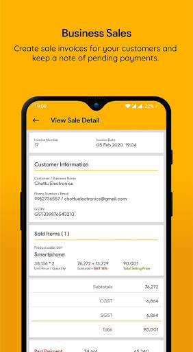 Free Billing & Invoice, Accounts & Inventory App screenshot 5