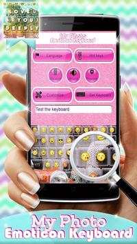 My Photo Emoticon Keyboard screenshot 1