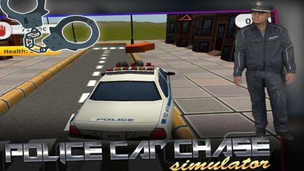 Police Car Chase Simulator 3D screenshot 2