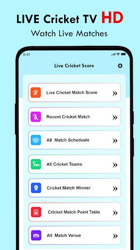 Live Cricket TV - HD Live Cricket 2022 screenshot 1