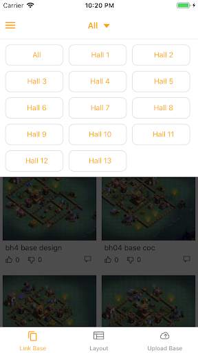 Bases layout for Coc (with copy link) screenshot 2