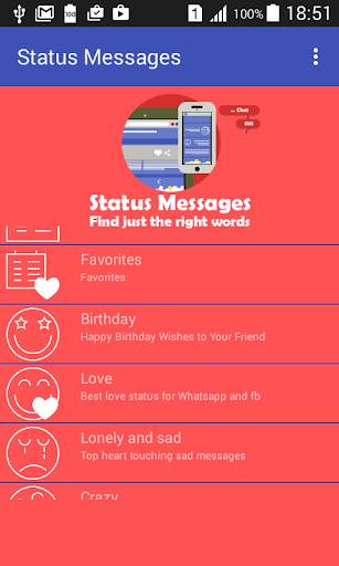 Status Messages screenshot 1