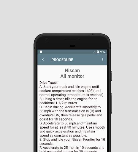 Drive Cycle Procedure screenshot 4