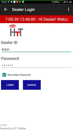 HTT VMS screenshot 2