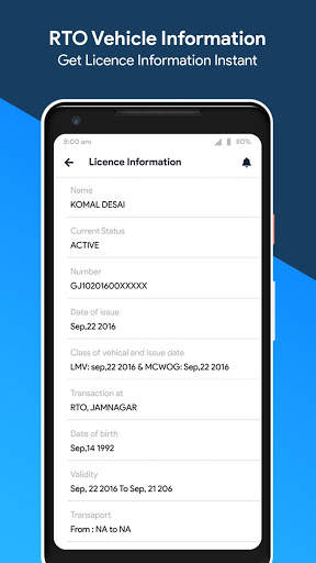 RTO Vehicle Information: Get Vehicle Owner Details screenshot 3