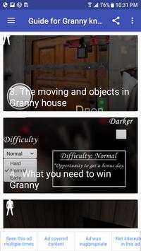 Guide for Granny knockoff bat screenshot 2