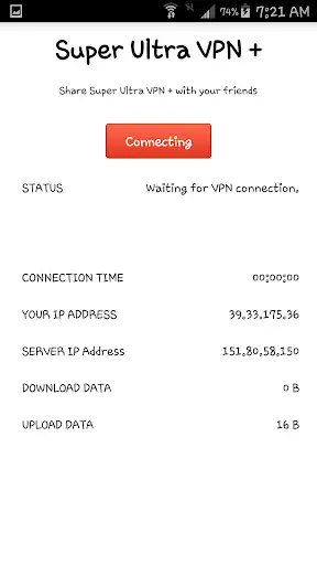 Super Ultra VPN Plus ( Free VPN For Android ) screenshot 3