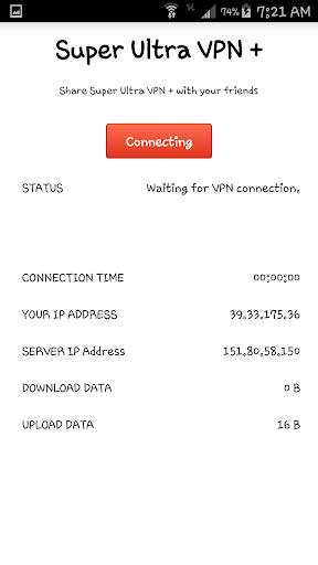Super Ultra VPN Plus ( Free VPN For Android ) screenshot 3