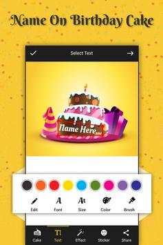 Name On Birthday Cake 2 تصوير الشاشة