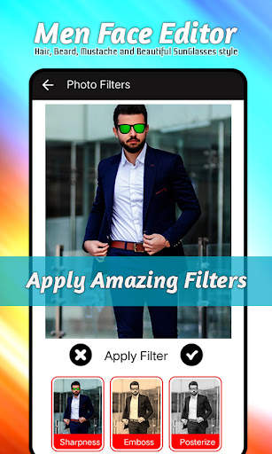 Man Face Editor Hair Changer screenshot 5