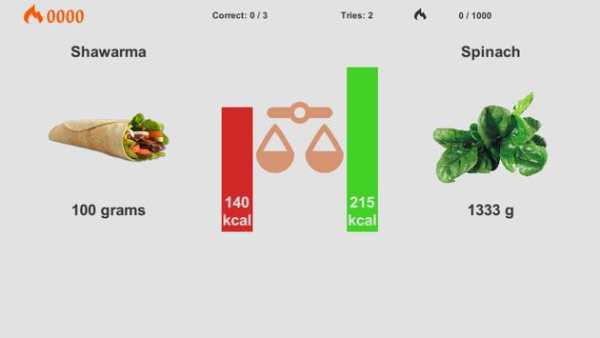 CaloRate: Food comparison screenshot 2