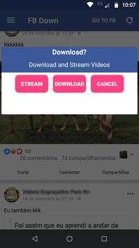 FB Down - Facebook download videos easy screenshot 1