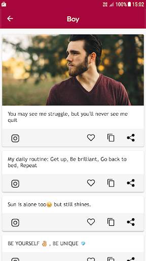 Captions for photos screenshot 6