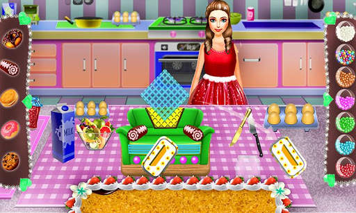 Princess Chocolate Cake Maker Gra: Doll Cake Maker screenshot 3