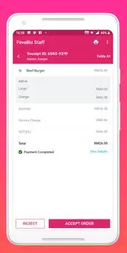 FaveBiz Staff screenshot 2
