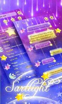 GO SMS STARLIGHT THEME screenshot 1