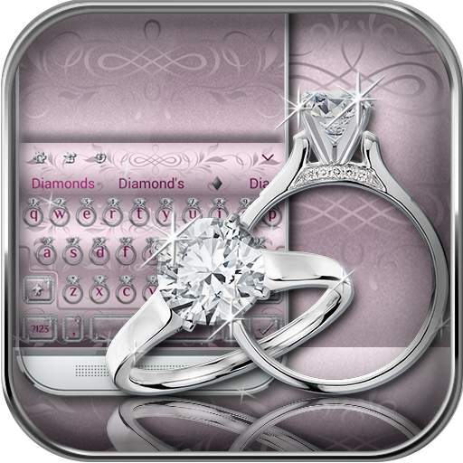 Diamond Ring Keyboard Theme 10001003