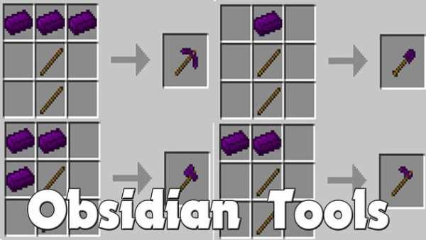 Obsidian Tools mod for Minecraft PE screenshot 4