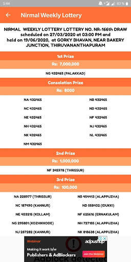 Kerala Lottery Results screenshot 3