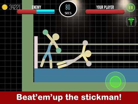 Stickman Fight 2 Speler Spellen screenshot 6