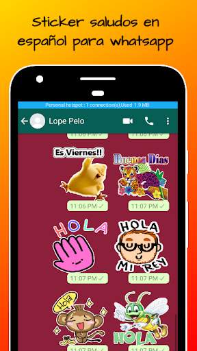 Stickers de Saludos para Whatsapp Gratis screenshot 2