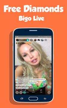 Free Bigo Live Diamonds tips screenshot 1