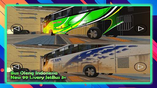 Bus Oleng Indonesia - New 99 Livery JetBus 3  screenshot 5