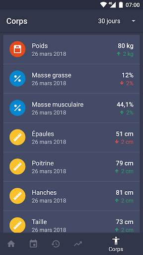 Programme Musculation screenshot 8