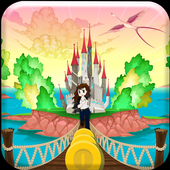 Princess Magic Run Castle Worl icon