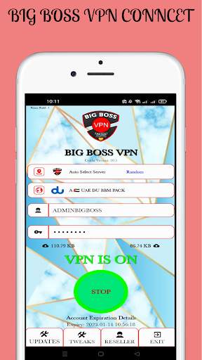 BIG BOSS VPN screenshot 1