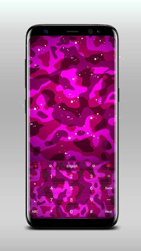 Pink Military Keyboard स्क्रीनशॉट 4