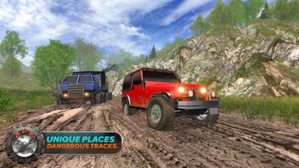 Off-Road Trucker Muddy Driving screenshot 8