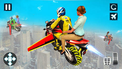 Electric Flying Car & Bike: Smart Future City screenshot 1