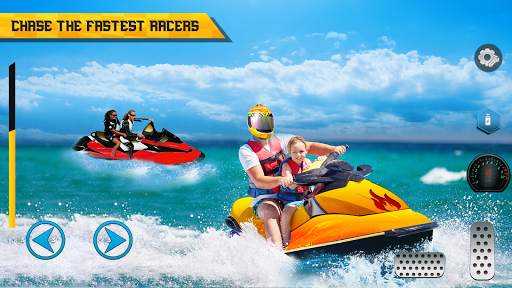 Jet Ski Water Boat Racing 3D Free screenshot 1
