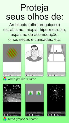 Olhos Visão:Treinos exercícios screenshot 1