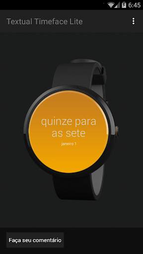 Textual Timeface Lite screenshot 1