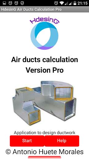 Calculation of Air Ducts screenshot 1