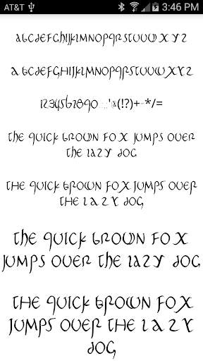 Stylish Fonts for FlipFont screenshot 2