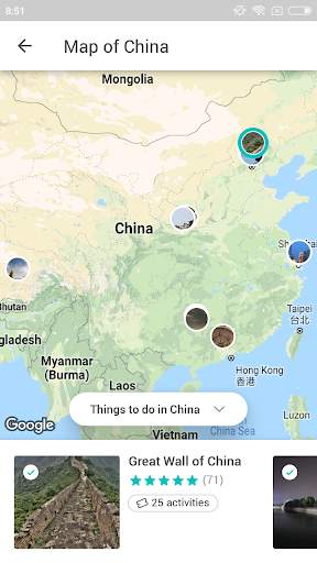 China Travel Guide in English with map screenshot 5