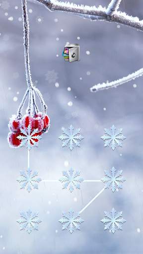 AppLock Live Theme Winter – Paid Theme screenshot 1