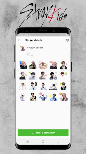 STRAY KIDS WAStickerApps KPOP Idol for Whatsapp screenshot 5