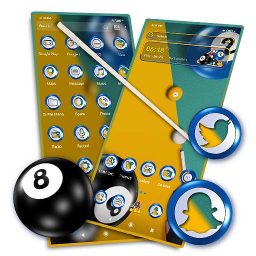 Pool Ball Launcher Theme 1.0
